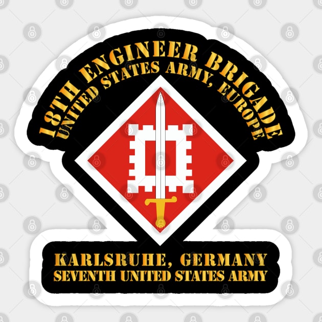 18th Engineer Bde - US Army Europe Sticker by twix123844